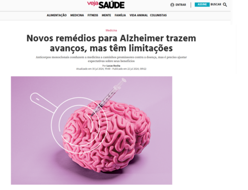 Veja Saúde – Novos remédios para Alzheimer trazem avanços, mas têm limitações