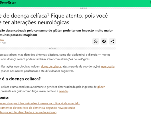 Catraca Livre – Sofre de doença celíaca? Fique atento, pois você pode ter alterações neurológicas